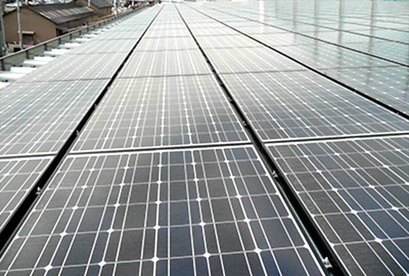 Solar Panels on Headquarters Factory
